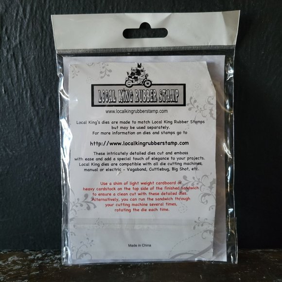 Local King Rubber Stamp Mr. Dress Up Rubber Stamp Set with Matching Die Set - Picture 4 of 6